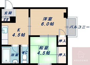 足立ビルの物件間取画像